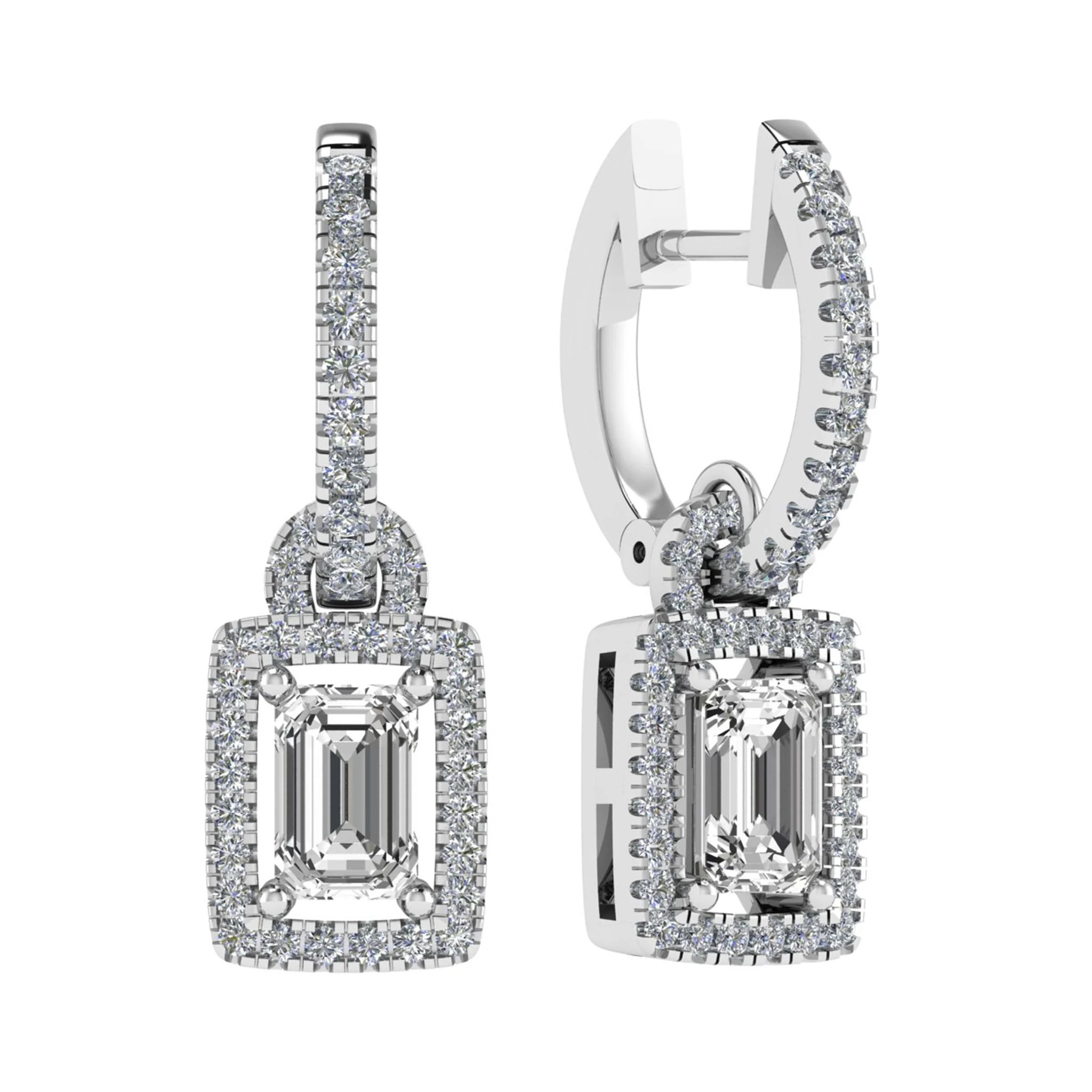 Square Shaped Hoop Earring