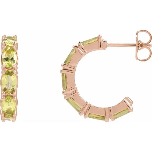 Fousafia Peridot 4 Prong Set 