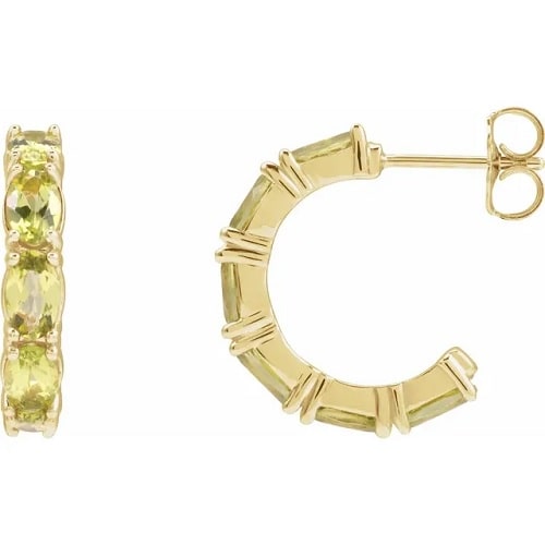 Fousafia Peridot 4 Prong Set 