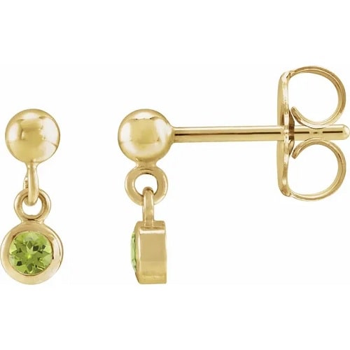 Fei Peridot Bezel Set 