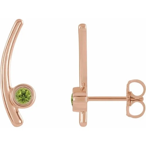 Felberta Peridot Bezel Set 