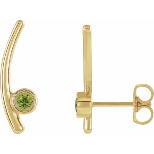 Felberta Peridot Bezel Set 