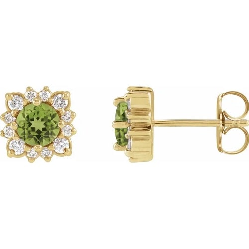 Florice Peridot Claw Set 