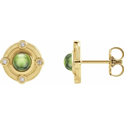 Florena Peridot Bezel Set 