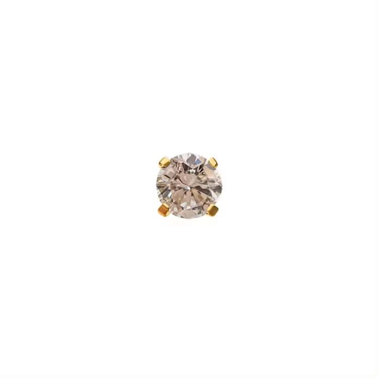 Genna Natural 4 Prong Set  Diamond Earrings