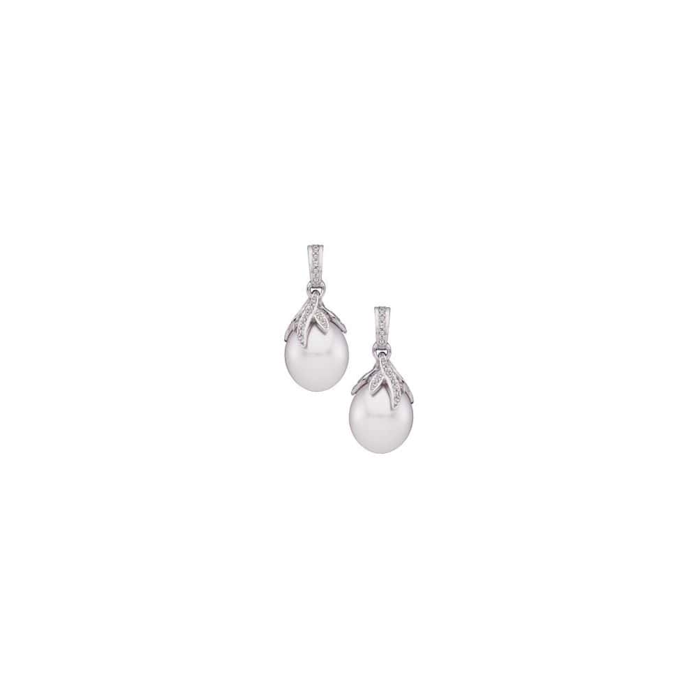 Budiwati Pearl  Diamond Earrings