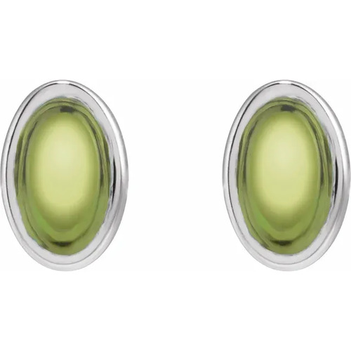 Alaya Peridot  Diamond Earrings