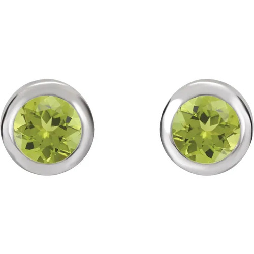 Aitana 0.52 Carat Peridot  Diamond Earrings