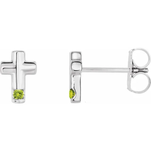 Fynch 0.04 Carat Peridot Half Bezel 