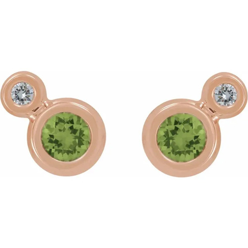 Gem Peridot Bezel Set 