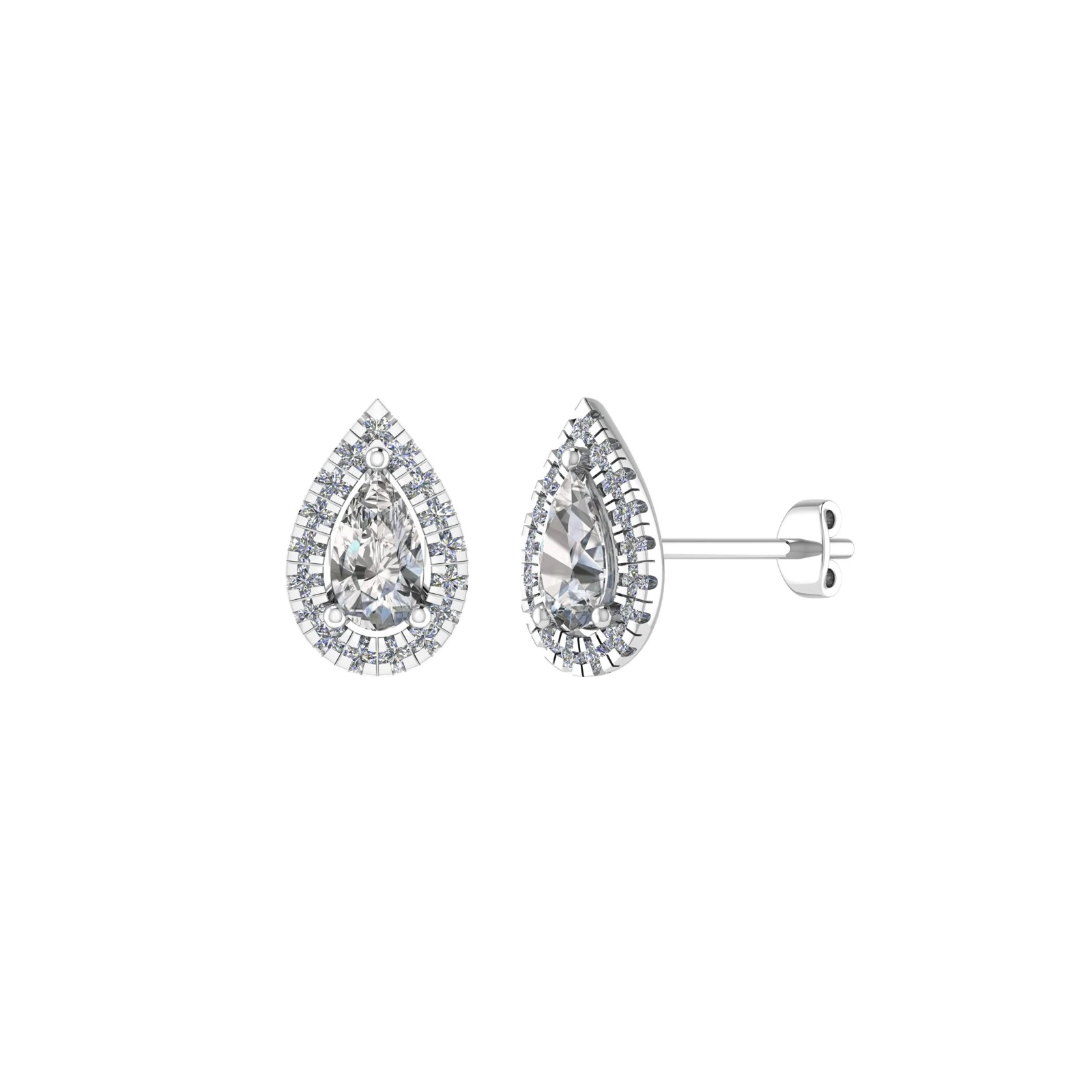 Jennica 0.10 - Carat Natural 3 Prong  Diamond Earrings