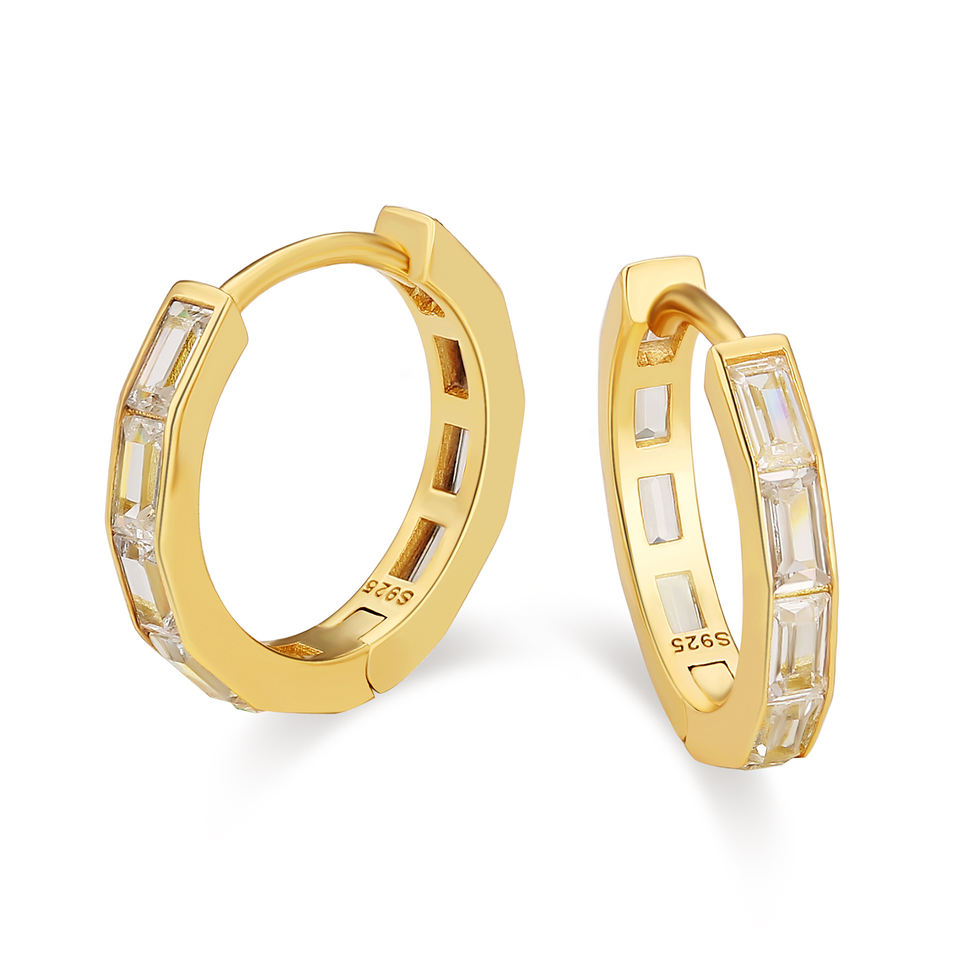 Natural Channel Set Diamond Earrings