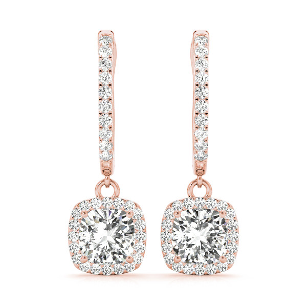 Alitza Natural 4 Prong  Diamond Earrings