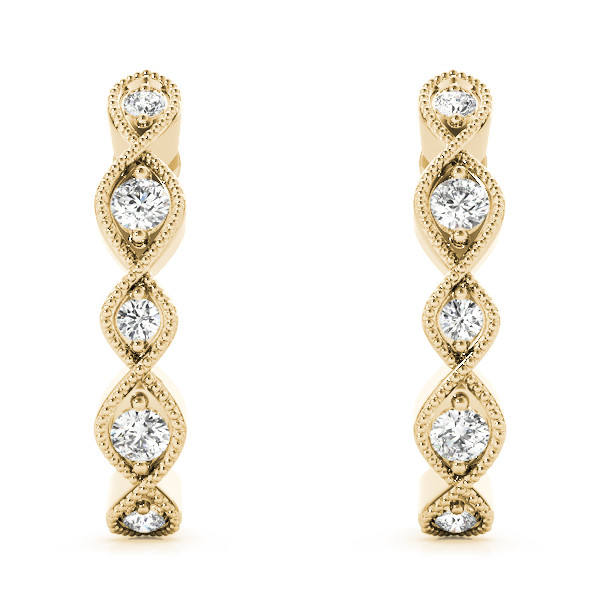 Opal Natural Diamond Earrings