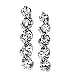 Floria 1.95 Carat Natural  Diamond Earrings