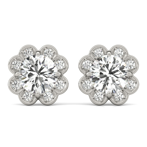 Eeva 0.25 - 0.75 Carat Natural  Diamond Earrings