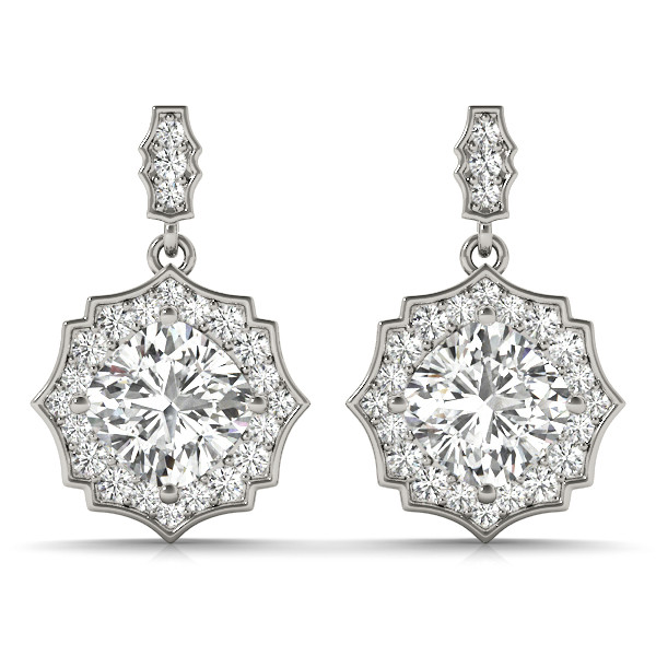  Elts 0.45 - 1.25 Carat Natural Diamond Earrings