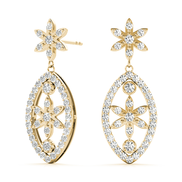 Daniel Natural Prong Set Diamond Earrings