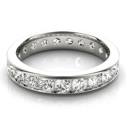 Elyssa 0.90 - 4.20 Carat Natural Channel Set  Diamond Ring