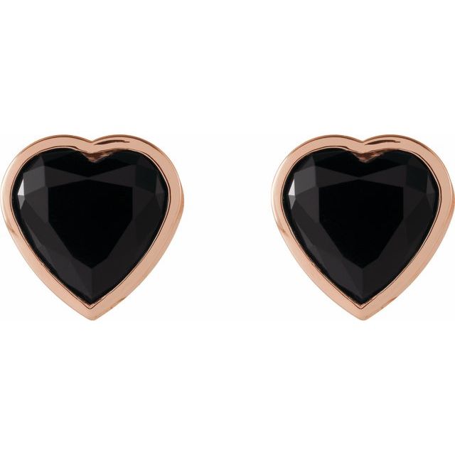 Stefenna Black Bezel  Diamond Earrings