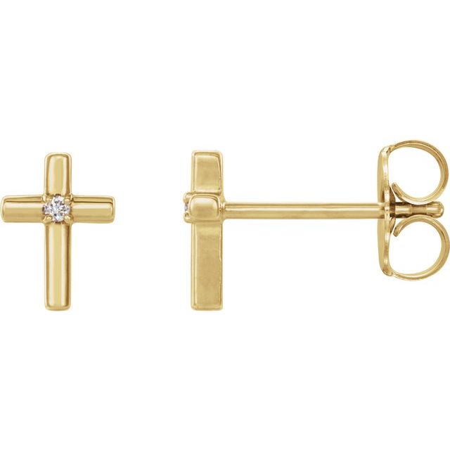 Payram Natural 4 Prong  Diamond Earrings