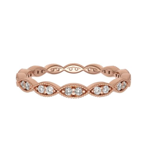 Emogene Natural Pave Set  Diamond Ring