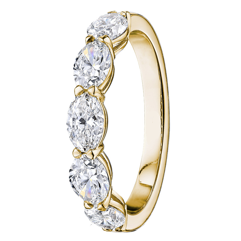 Delicah Natural 4 Prong  Diamond Ring