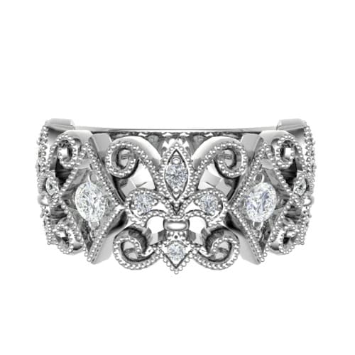 Evanee Natural Prong  Diamond Ring
