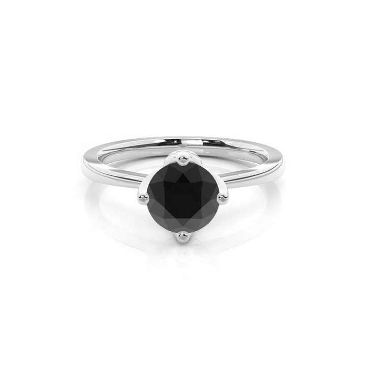 Andreal Black 4 Prong Diamond Ring