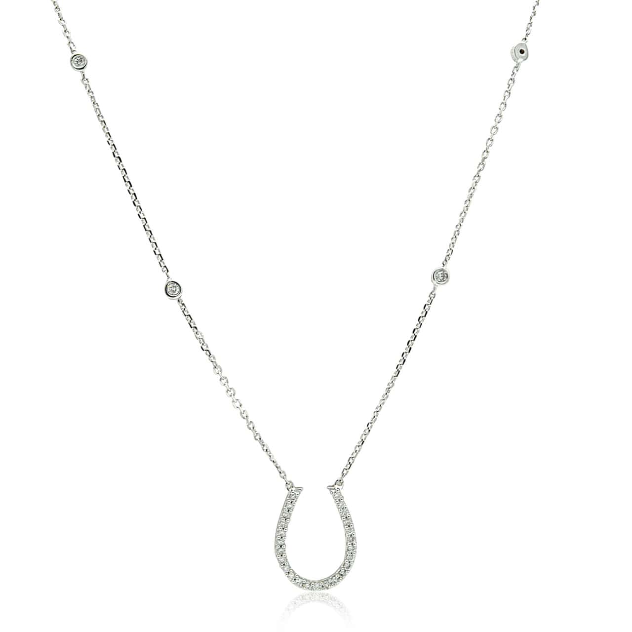 Vruddhi 0.15 Carat Natural Diamond Prong Set  Necklace