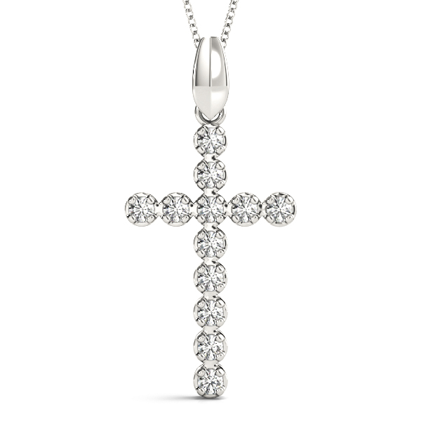 Alex Natural Diamond Prong Set  Necklace