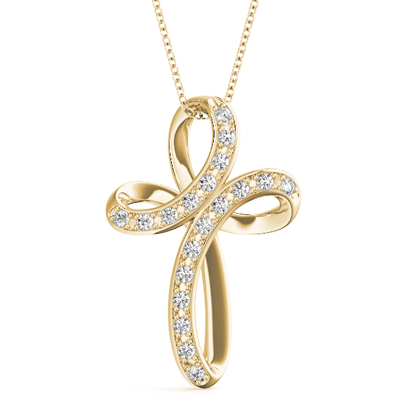 Cameron Natural Diamond Prong Set Necklace