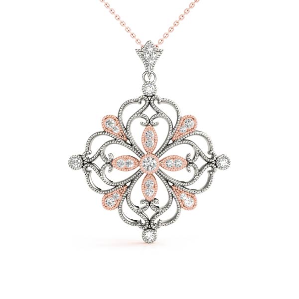 Chad Natural Diamond Prong Set Necklace