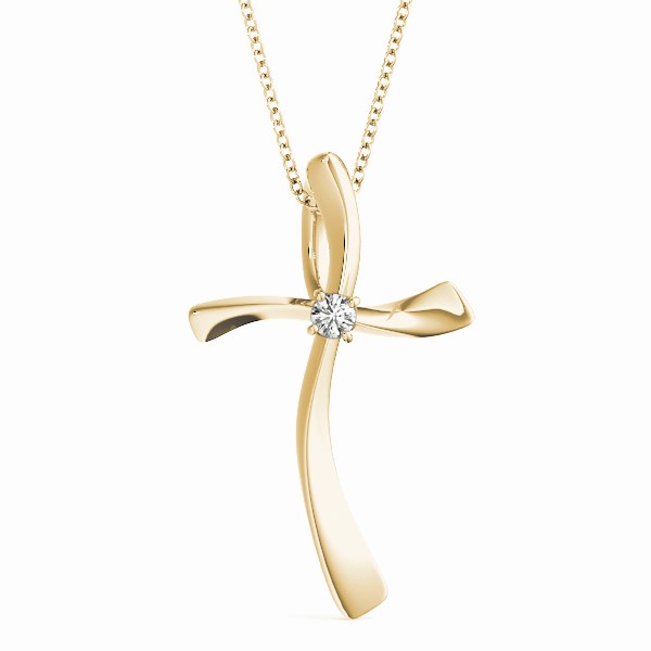Skylar Natural Diamond Prong Set  Necklace