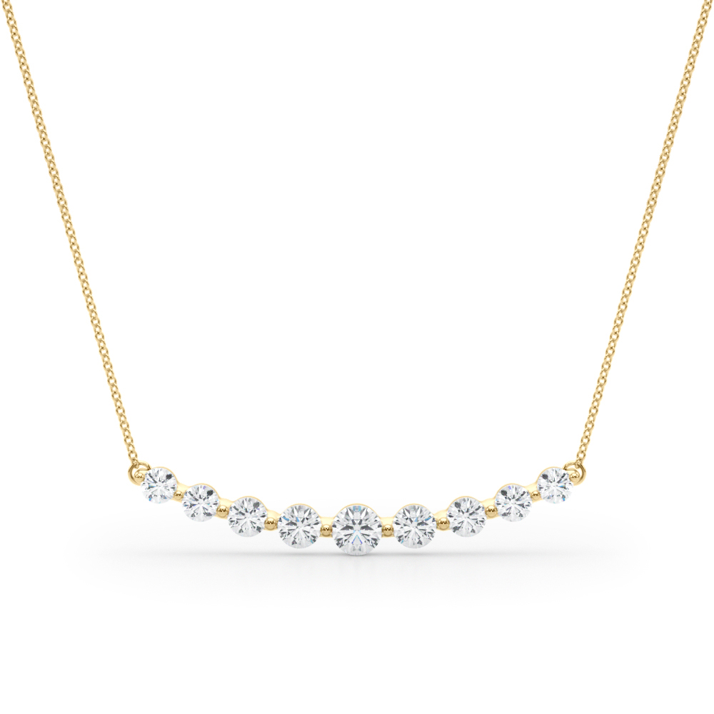 David Natural Diamond Prong Set Necklace