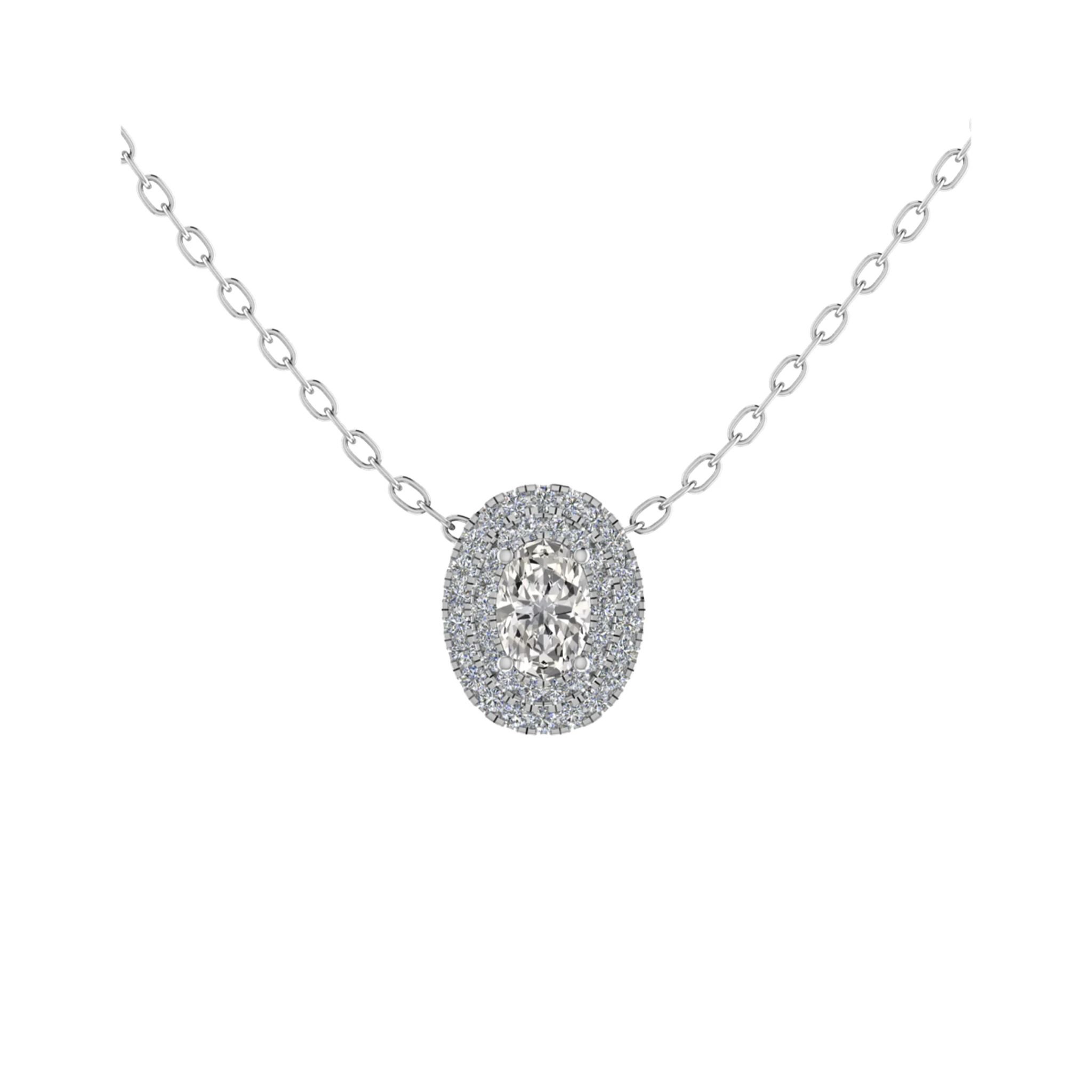 Tamatha 0.50 - 2.00 Carat Natural Diamond 4 Prong  Necklace