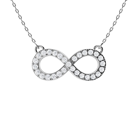 Thorlee 0.10 Carat Natural Diamond Pave Set  Necklace
