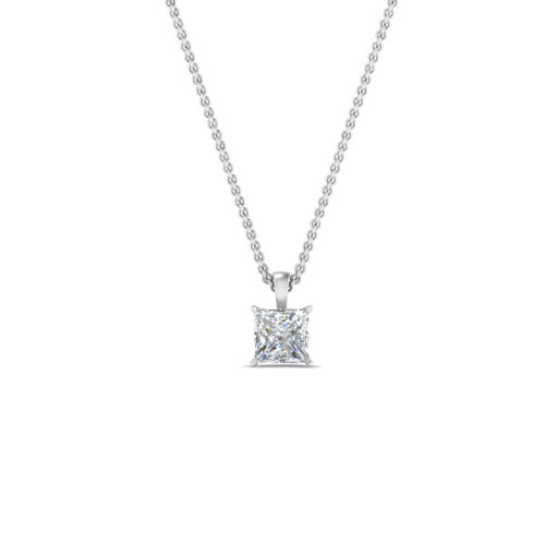 Tulun Natural Diamond 4 Prong  Necklace