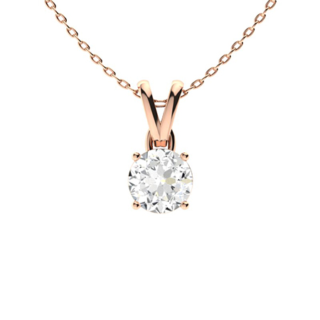Verity Moissanite 4 Prong  Necklace