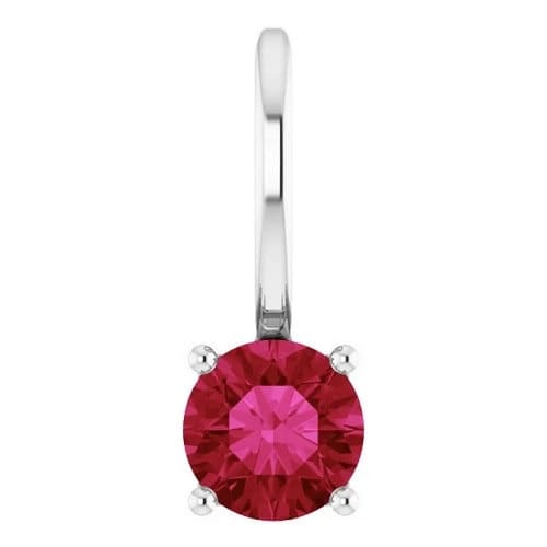 Pehr Natural Ruby 4 Prong  Necklace