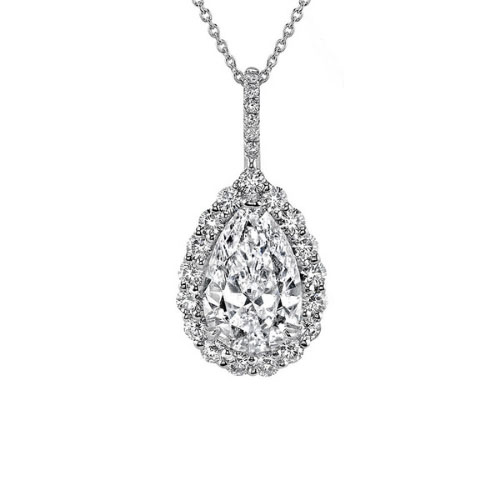Tiffini 0.50 - 2.00 Carat Natural Diamond 3 Prong  Necklace