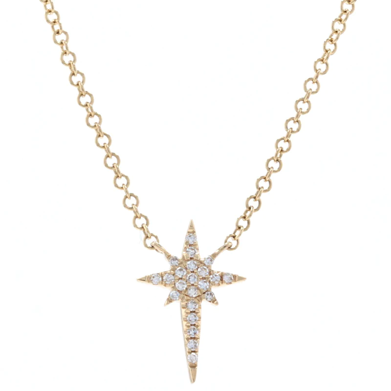 Panu Natural Diamond Prong Set  Necklace
