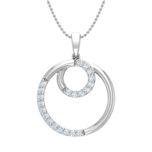 Peleilah 0.15 Carat Natural Diamond Shared Prong  Necklace