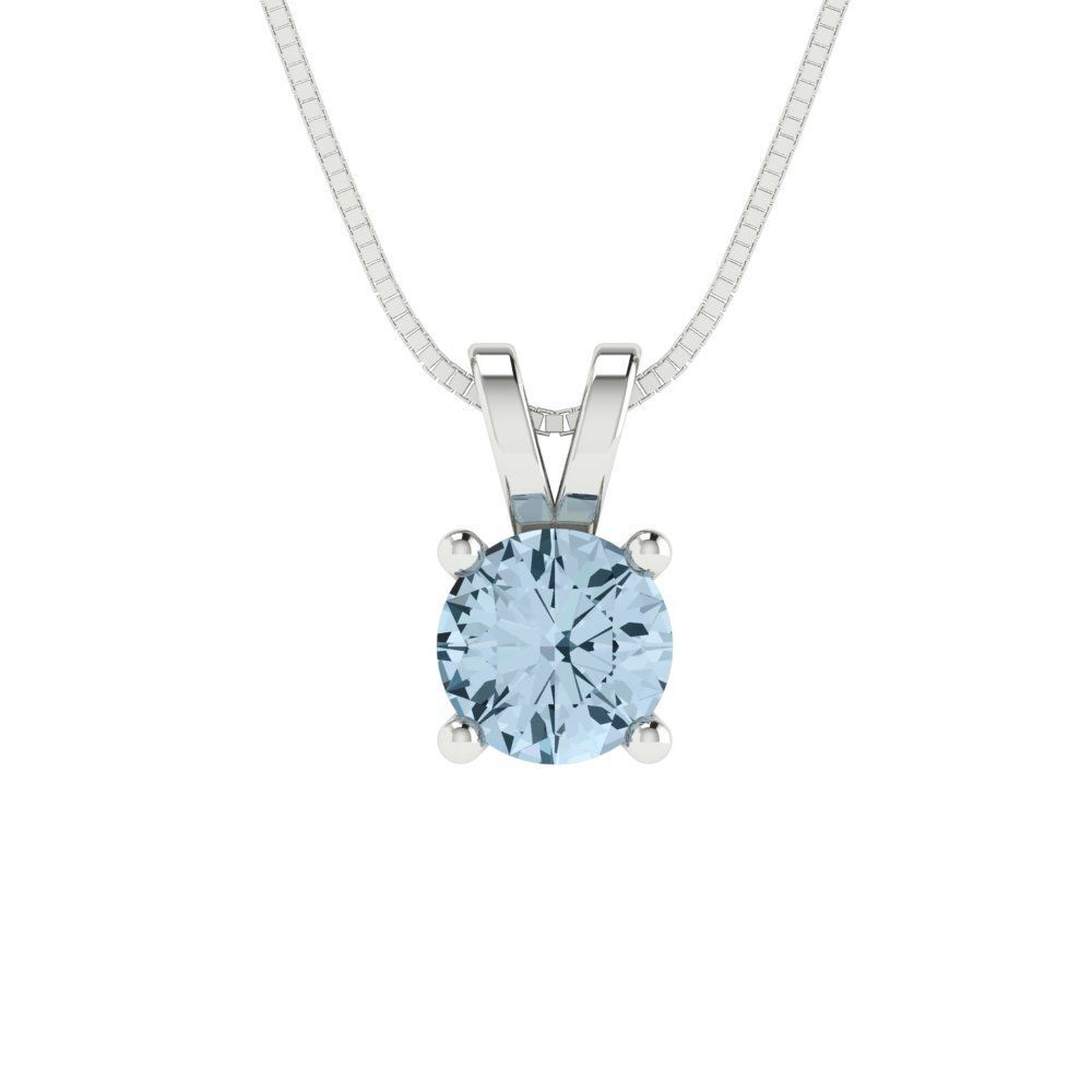 Quanita 0.90 Carat Aquamarine 4 Prong 
