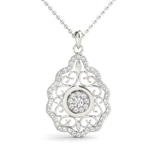 Tandi Lab-Created Diamond Pave Set  Necklace