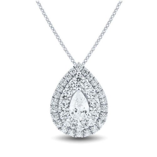 Tanika 0.30 - Carat Natural Diamond 3 Prong  Necklace