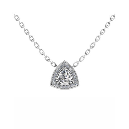 Trillion Shaped Diamond Pendant