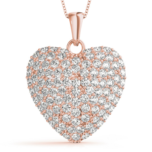 Vella Natural Diamond Pave Set  Necklace
