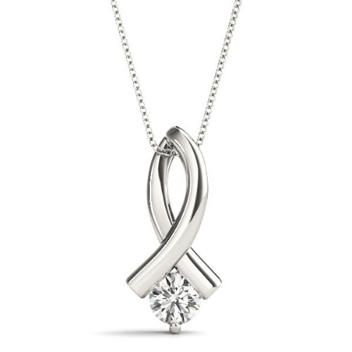 Rilletta Natural Diamond Prong Set  Necklace