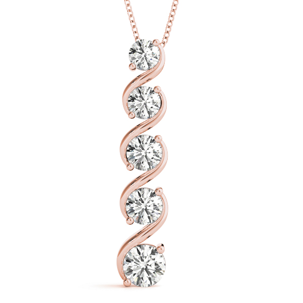 Grover Natural Diamond Prong Set Necklace